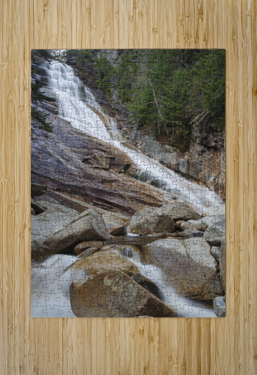 Ripley Falls - Crawford Notch State Park New Hampshire ScenicNH Photography Puzzle printing