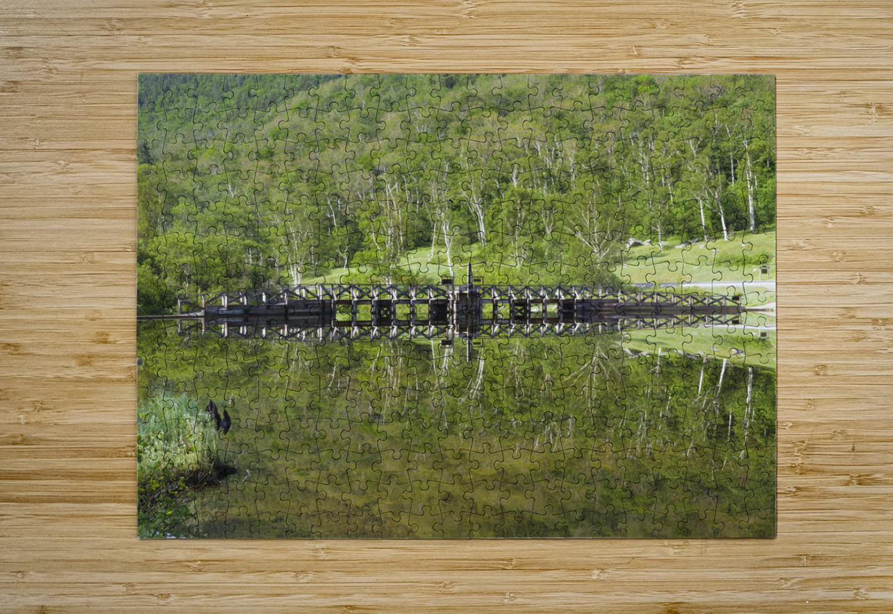 Willey House Historical Site - Crawford Notch New Hampshire ScenicNH Photography Puzzle printing