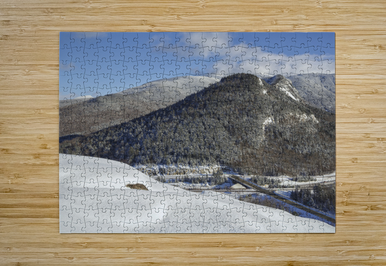 Franconia Notch State Park - White Mountains New Hampshire ScenicNH Photography Puzzle printing
