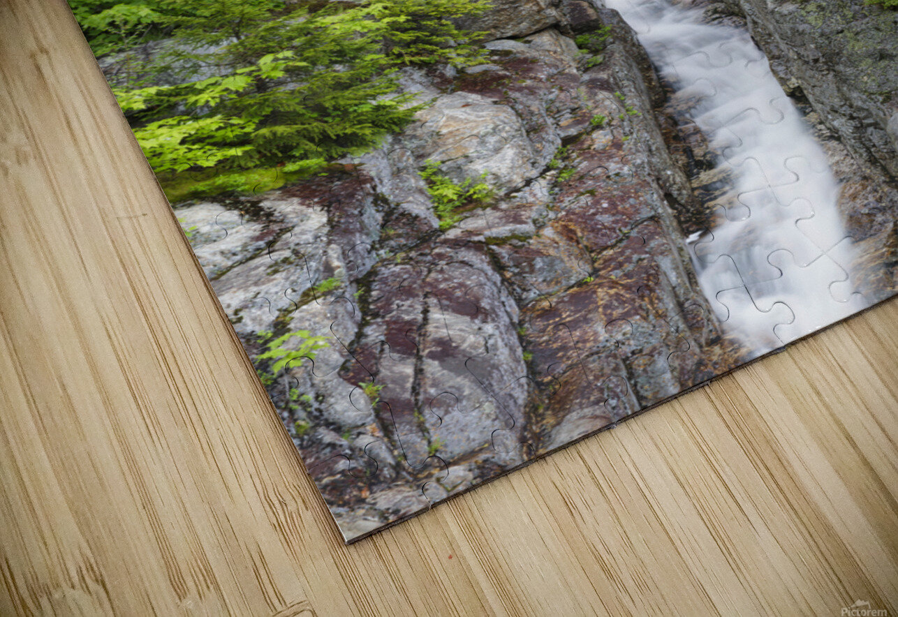 Silver Cascade - Crawford Notch New Hampshire ScenicNH Photography Puzzle