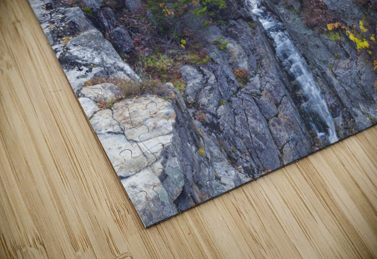 Silver Cascade - Crawford Notch New Hampshire  ScenicNH Photography Puzzle