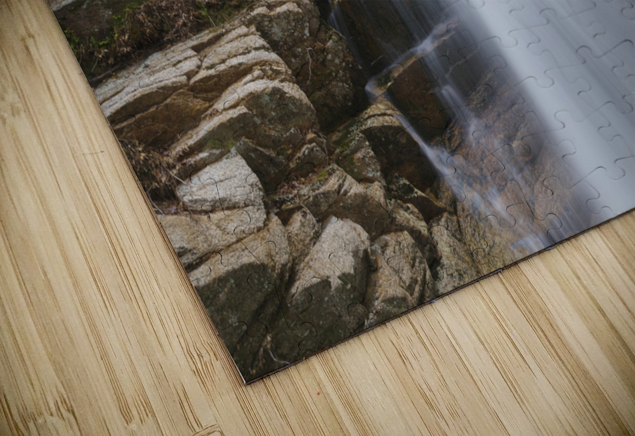 Sabbaday Falls - Waterville Valley New Hampshire ScenicNH Photography Puzzle
