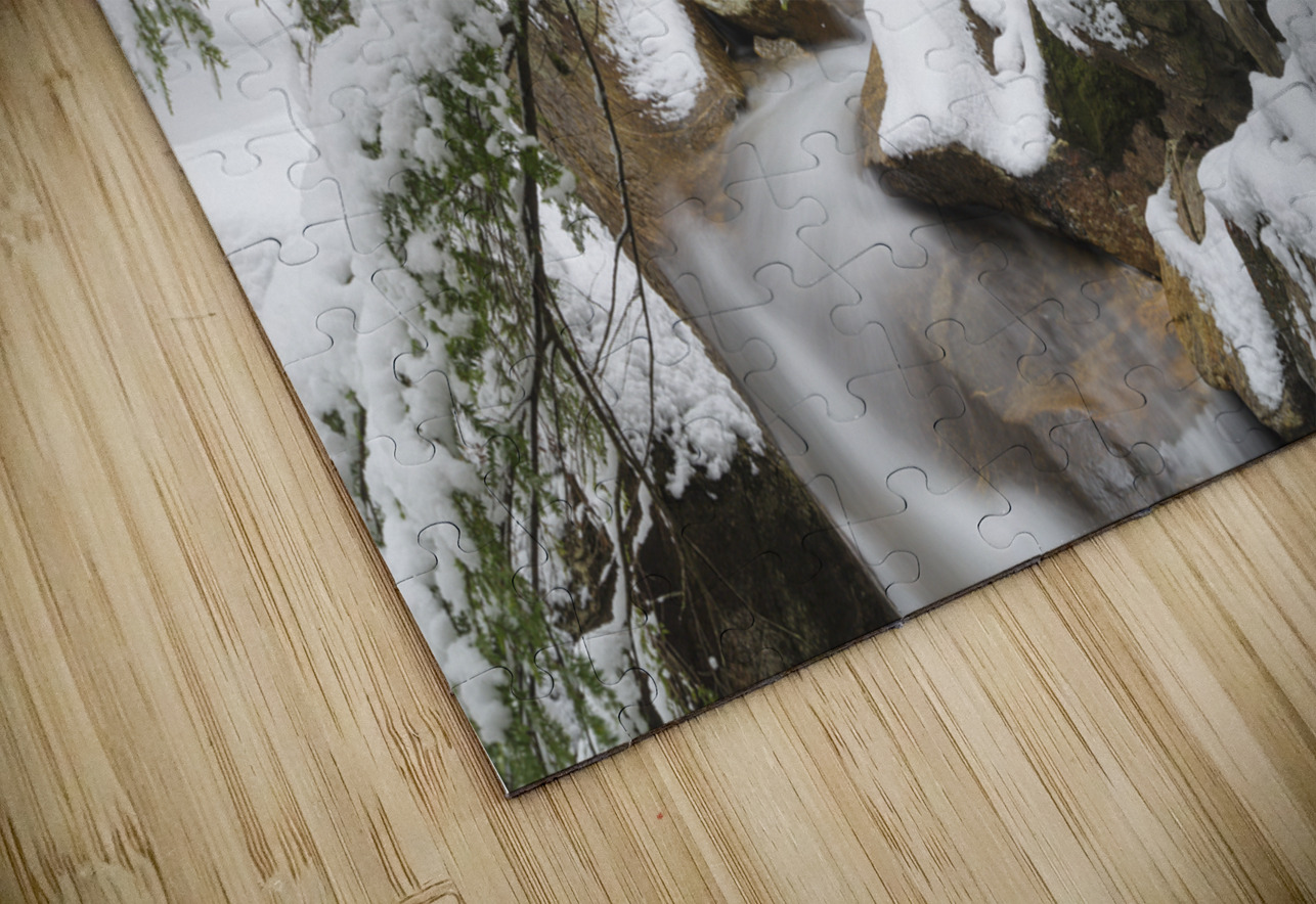 Pemigewasset River - Franconia Notch State Park New Hampshire ScenicNH Photography Puzzle