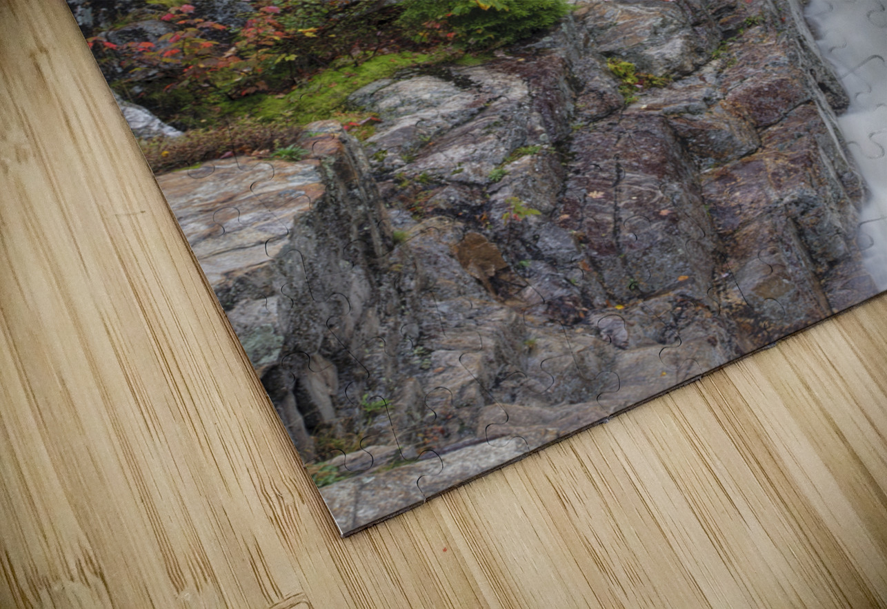 Silver Cascade - Crawford Notch New Hampshire  ScenicNH Photography Puzzle