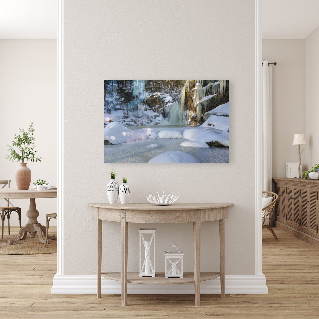 Kinsman Falls - Franconia Notch State Park New Hampshire Reproduction