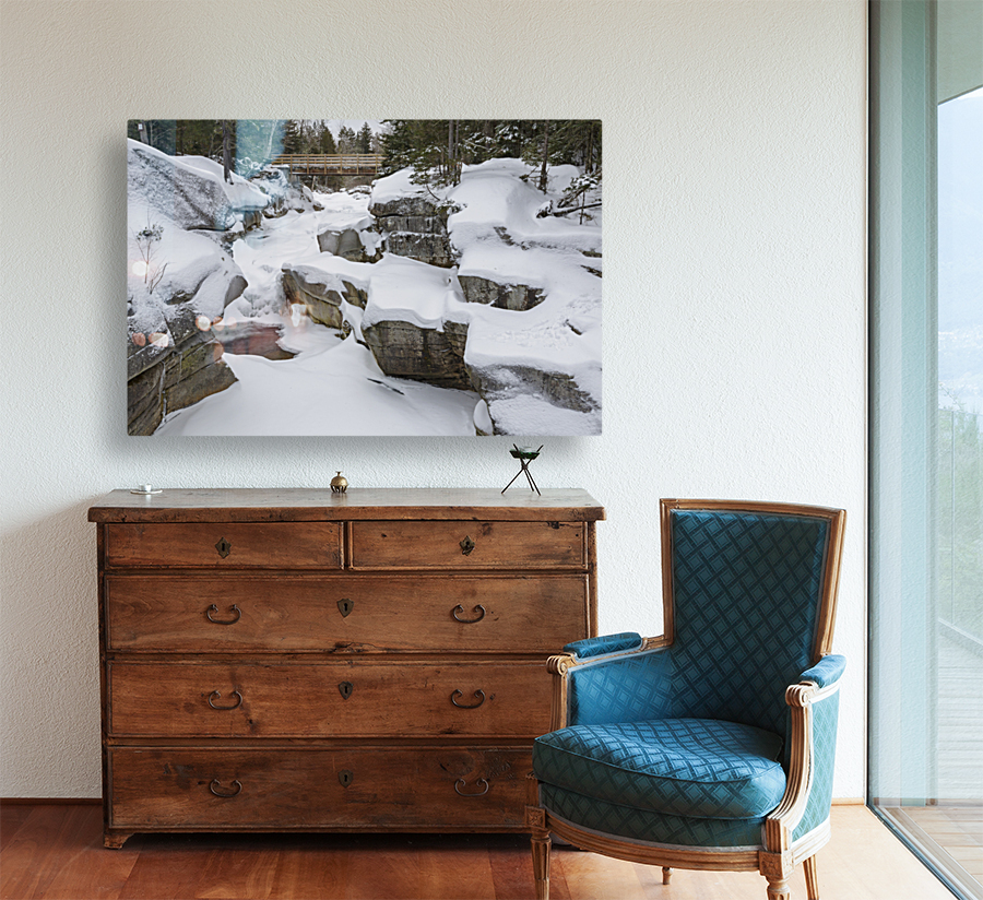 Upper Ammonoosuc Falls - Crawfords Purchase New Hampshire Reproduction