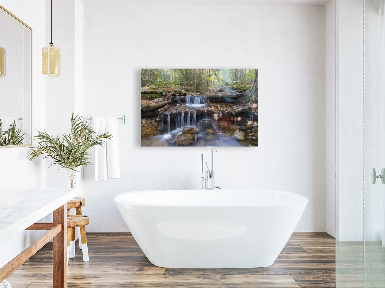 Tecumseh Brook  - Waterville Valley New Hampshire Reproduction