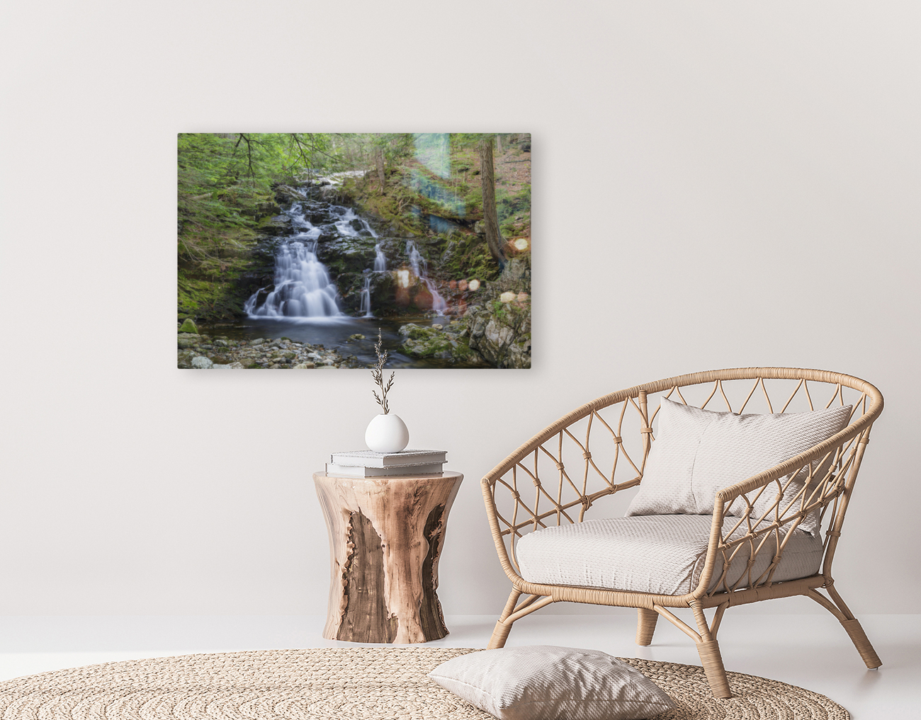 Gordon Fall - Randolph New Hampshire  Reproduction