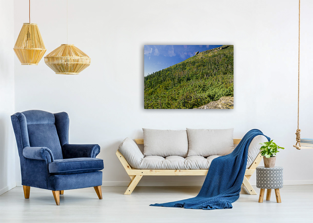 Glen Boulder - White Mountains New Hampshire Reproduction