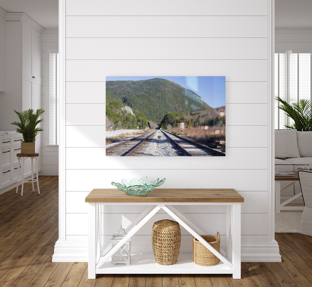 Conway Scenic Railroad - Crawford Notch New Hampshire Reproduction