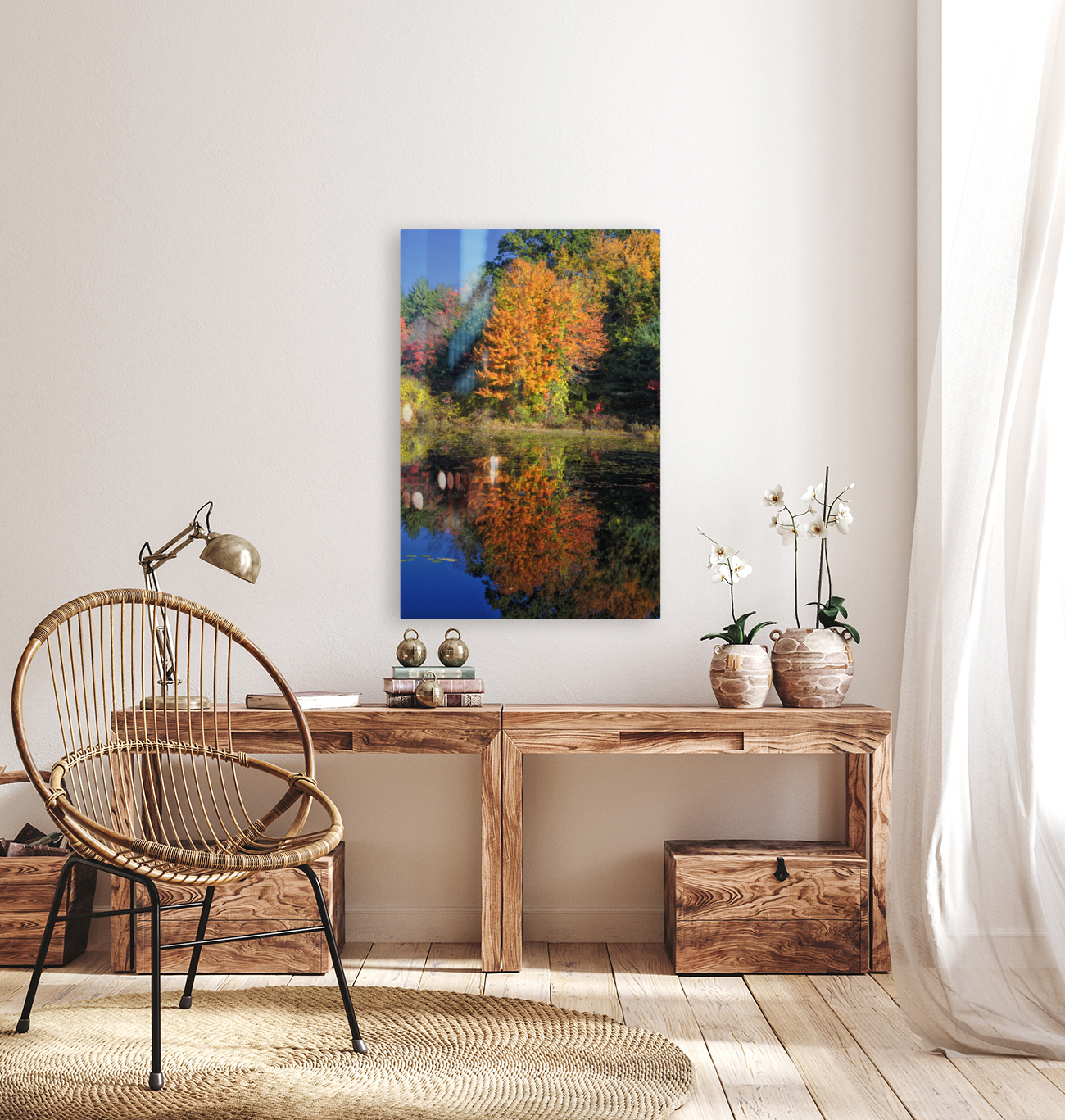 Clark Pond - Auburn New Hampshire Reproduction