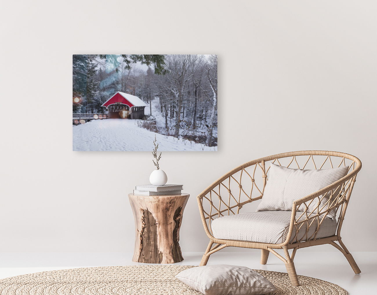 Franconia Notch - Lincoln New Hampshire Reproduction