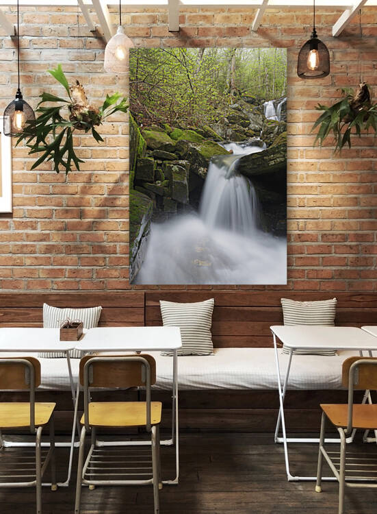 Stark Falls Brook - Kinsman Notch New Hampshire  by ScenicNH Photography