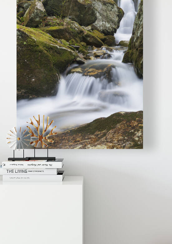 Stark Falls Brook - Kinsman Notch New Hampshire  by ScenicNH Photography