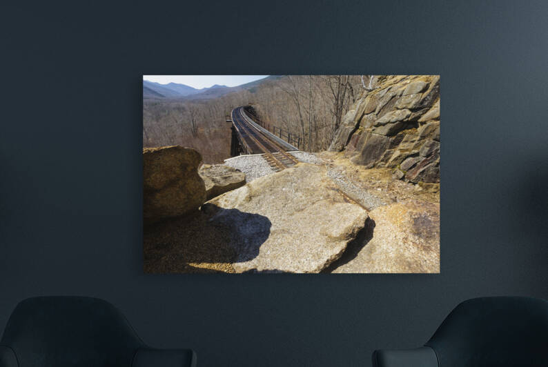 Frankenstein Trestle - Maine Central Railroad New Hampshire by ScenicNH Photography