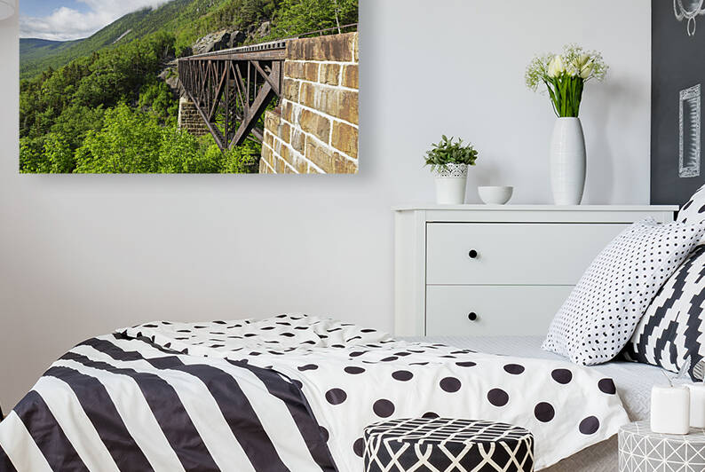 Willey Brook Trestle - Crawford Notch New Hampshire by ScenicNH Photography