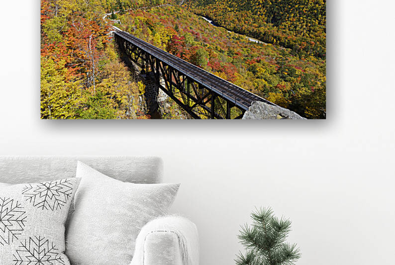 Willey Brook Trestle - Harts Location New Hampshire by ScenicNH Photography