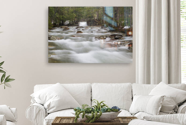 The Baby Flume - Franconia Notch State Park New Hampshire by ScenicNH Photography