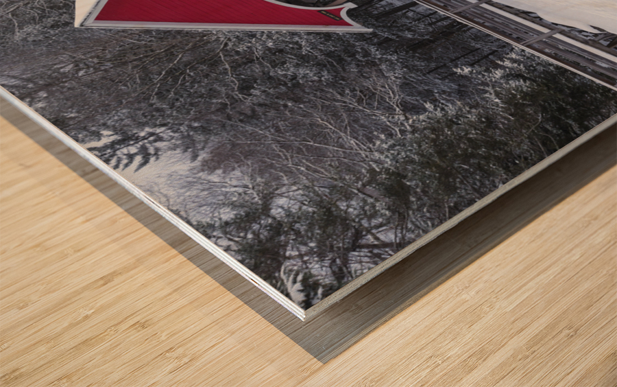 Franconia Notch - White Mountains New Hampshire Wood print