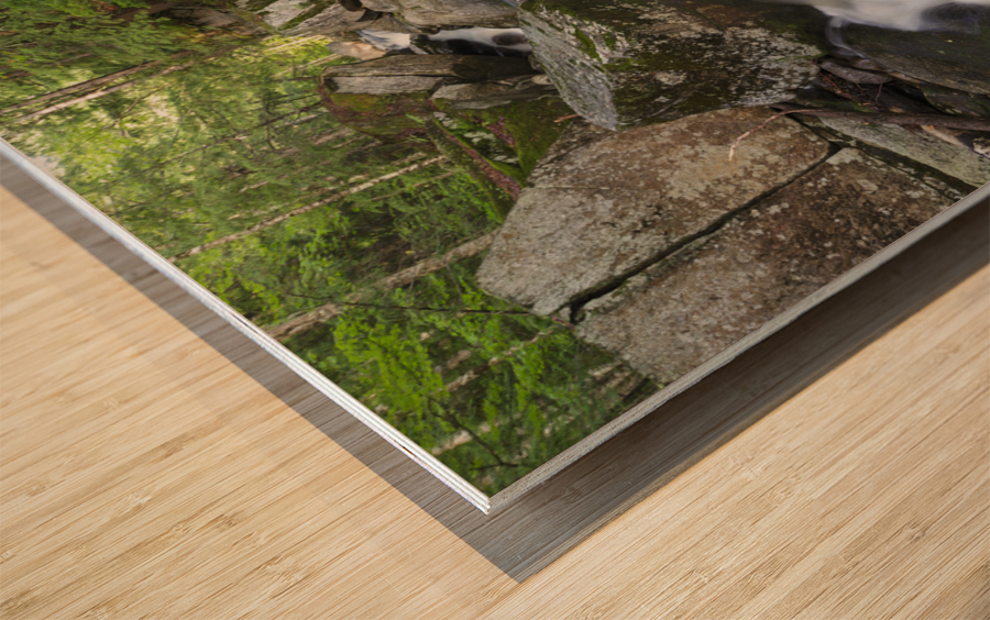 Walker Brook - Woodstock New Hampshire Wood print