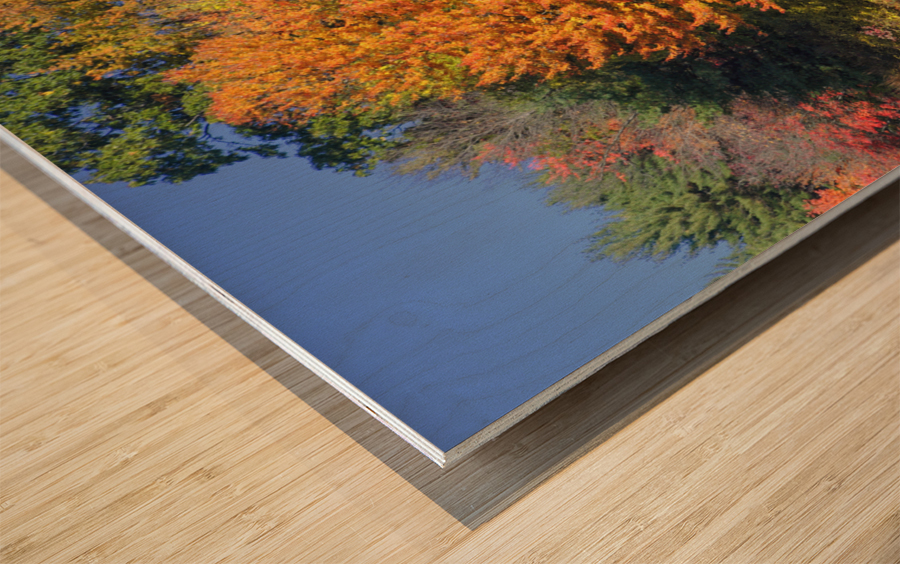 Clark Pond - Auburn New Hampshire Wood print