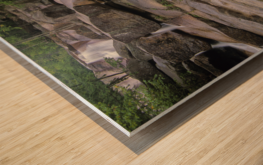 Dianas Baths - Bartlett New Hampshire Wood print