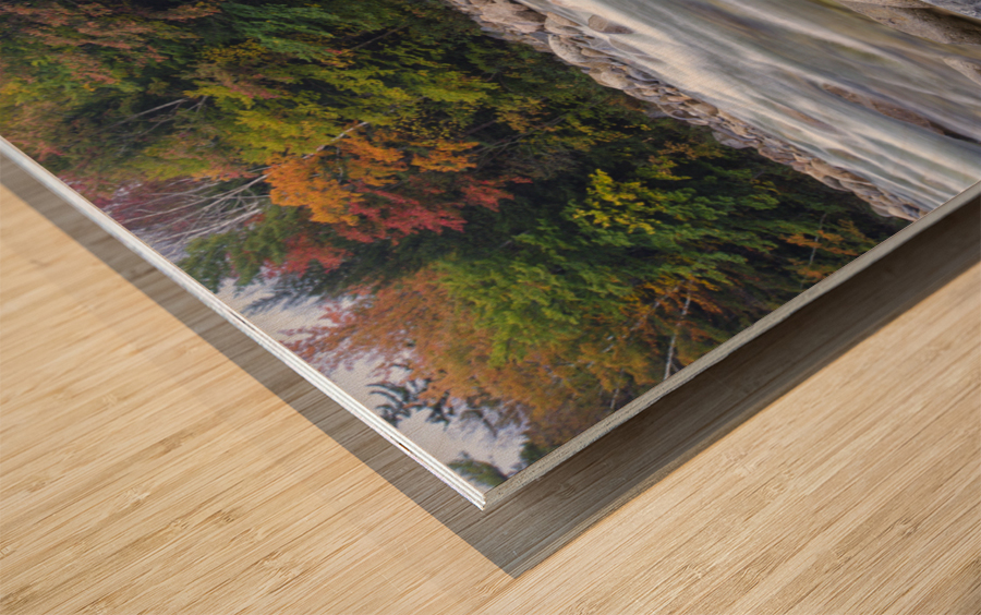 East Branch of the Pemigewasset River - Lincoln New Hampshire Wood print